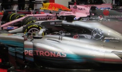 F1 cars display
